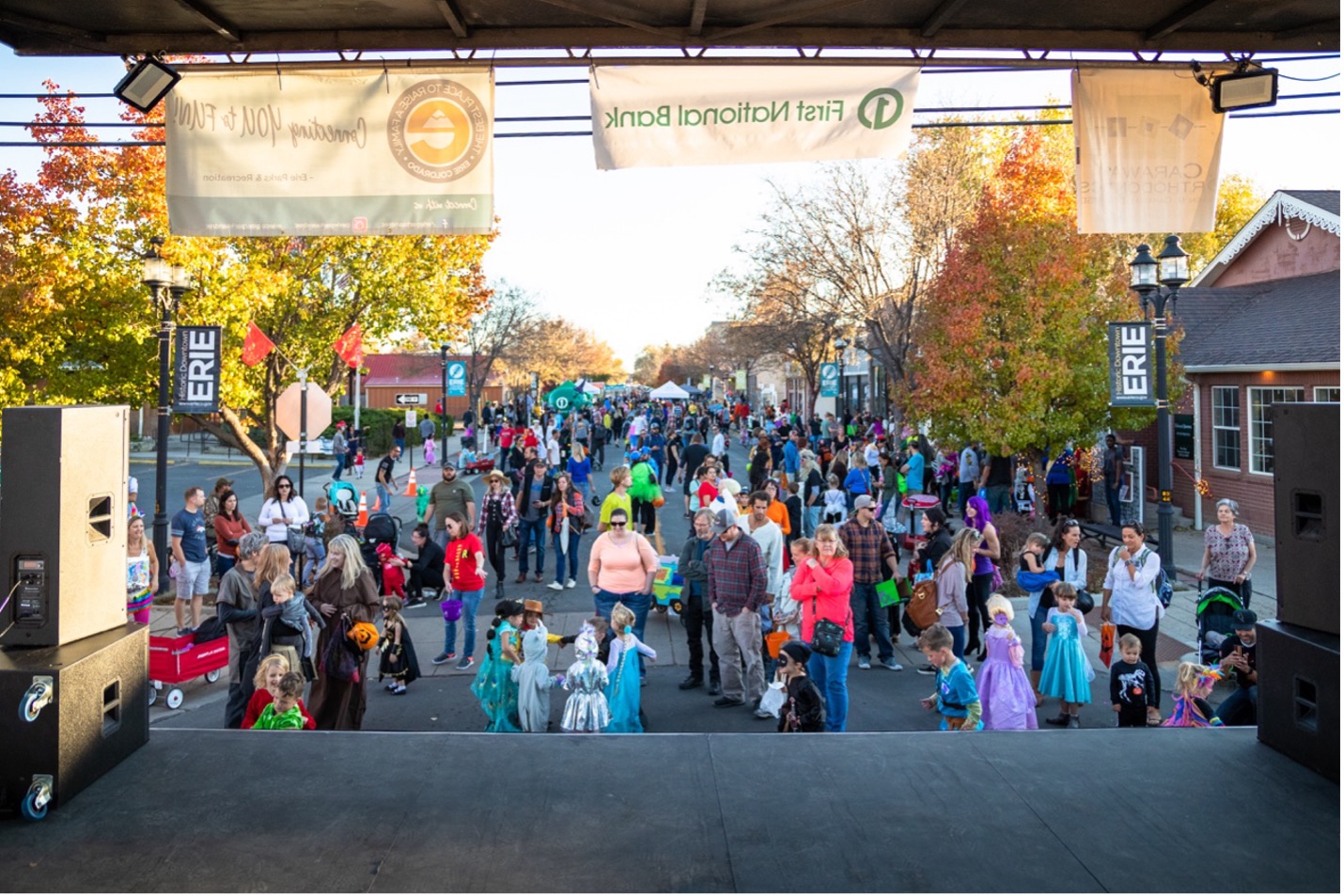 Taken by David Besnette of downtown Erie Boo! on Briggs Street Halloween Parade